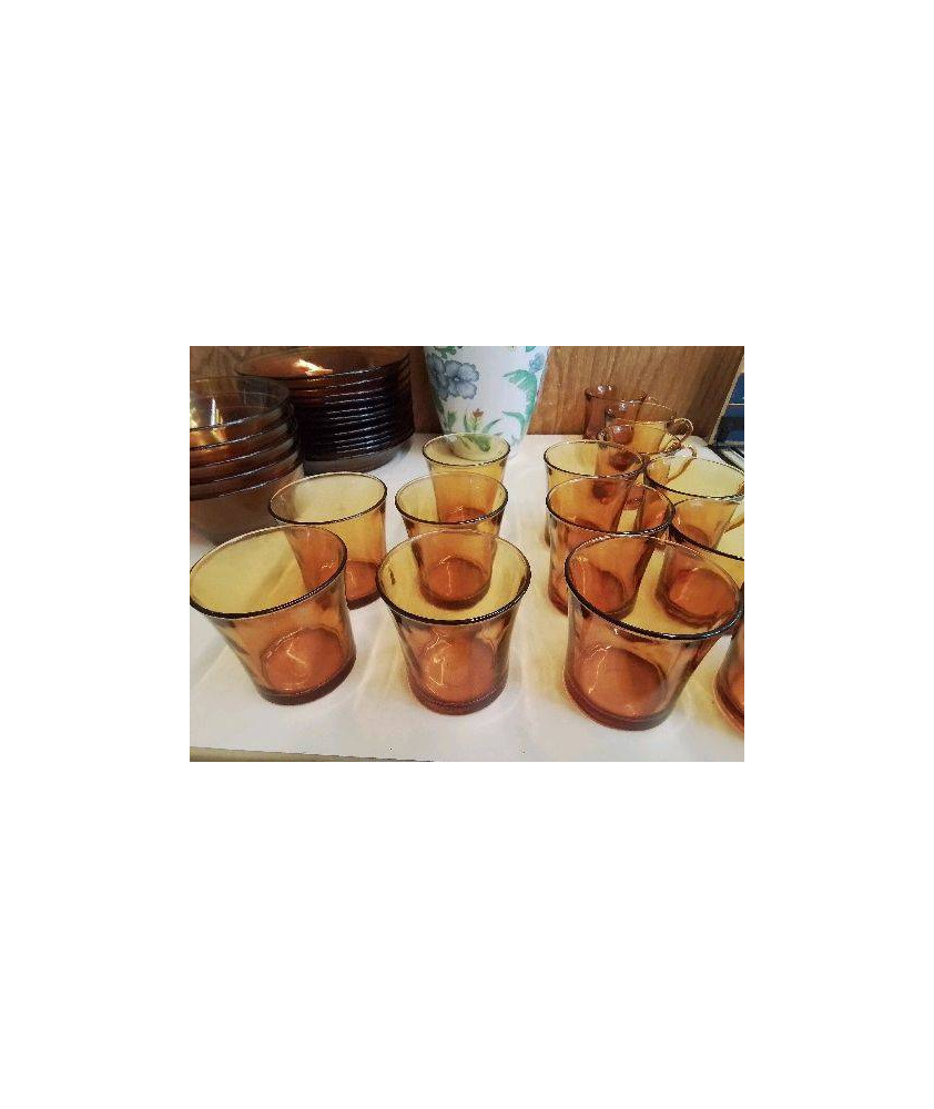 VERRE ORANGE 