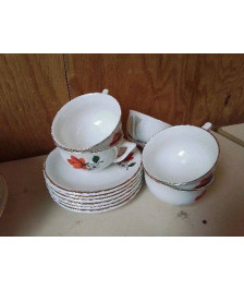 LOT DE 6 TASSES A THE
