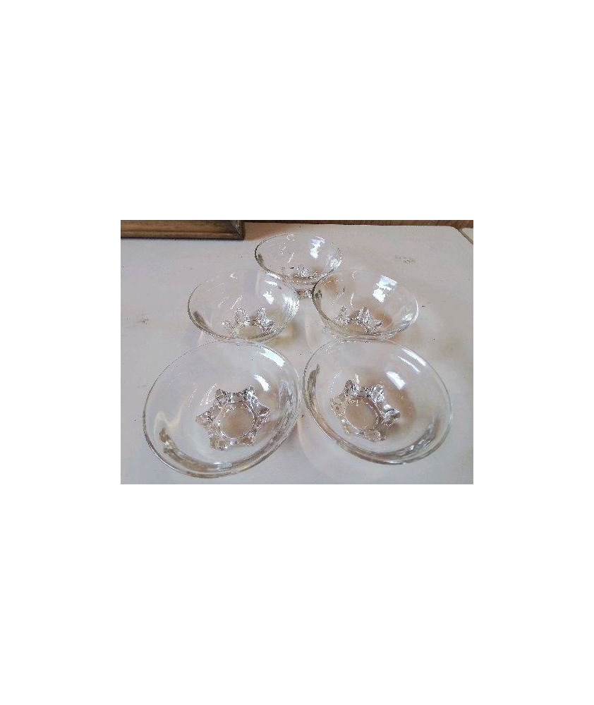 LOT DE 5 COUPES A FRUIT