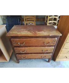 COMMODE 3 TIROIRS 