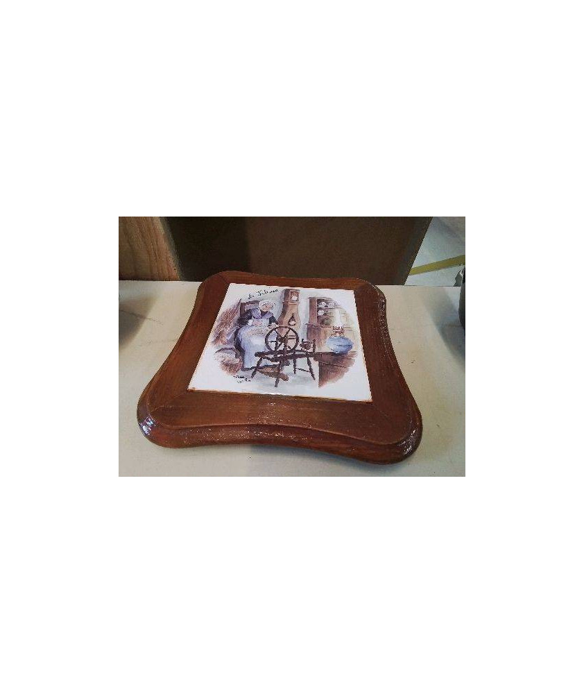 DESSOUS DE PLAT LA FILEUSE 