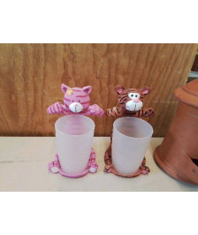 DUO GOBELETS ANIMAUX 