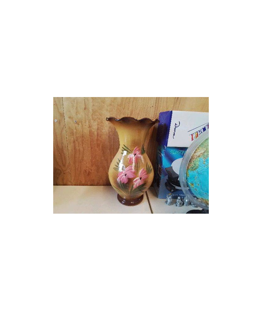 GRAND VASE MOTIF FLORAL 