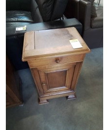 CHEVET LOUIS PHILIPPE BOIS CLAIR 1 TIROIR 1 PORTE