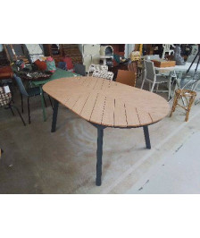 TABLE DE JARDIN EXTENSIBLE 8 À 10 PERSONNES REF OVISAV1-BJ611265-HJ
