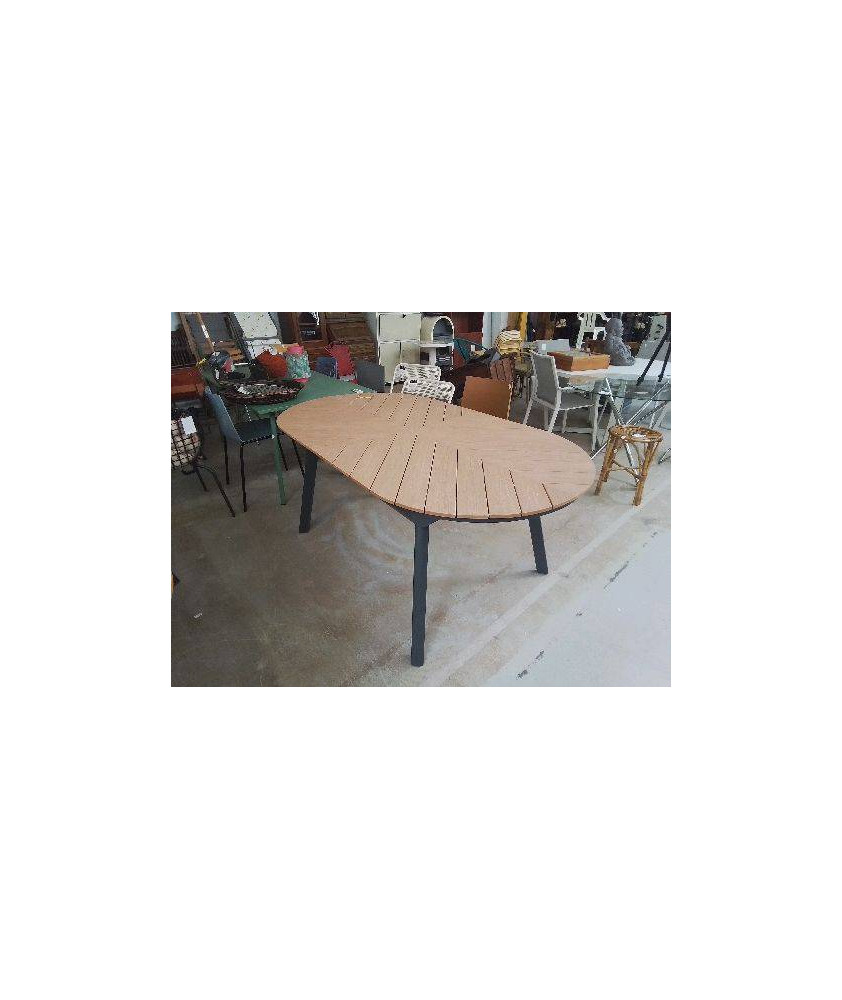 TABLE DE JARDIN EXTENSIBLE 8 À 10 PERSONNES REF OVISAV1-BJ611265-HJ