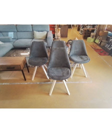 LOT DE 4 CHAISES 