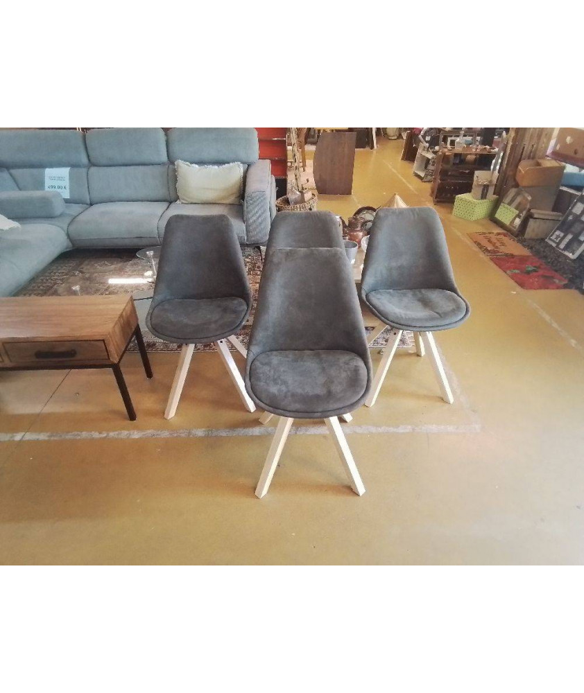 LOT DE 4 CHAISES 