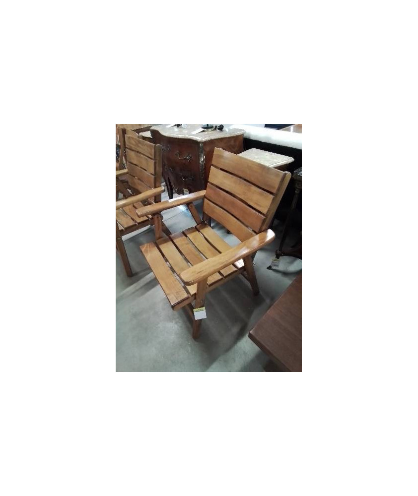 FAUTEUIL DEJARDIN PLIANT BOIS CLAIR SODIBOIS JARDIN