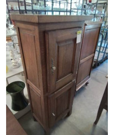 MEUBLE BOIS MOULURÉ 2 PORTES STYLE REGENCE 