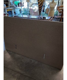 TÊTE DE LIT PU TAUPE 180X106CM