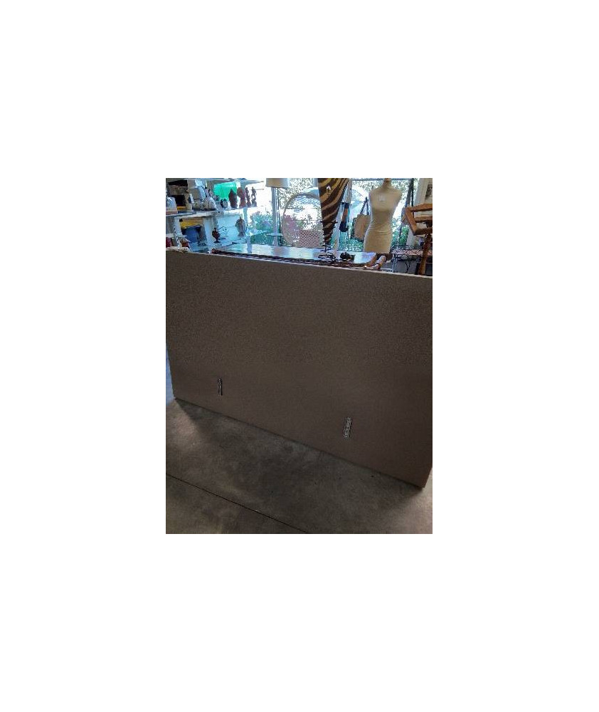 TÊTE DE LIT PU TAUPE 180X106CM