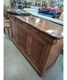 ENFILADE BOIS CLAIR MOULURÉ 3 PORTES 3 TIROIRS STYLE DIRECTOIRE