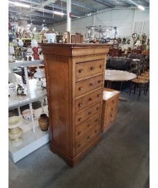 SEMAINIER BOIS CLAIR STYLE DIRECTOIRE 