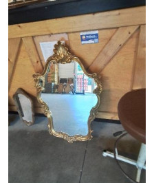 MIROIR DORE STYLE RÉGENCE 61X97