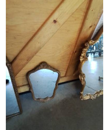 MIROIR DORÉ STYLE RÉGENCE 29X50