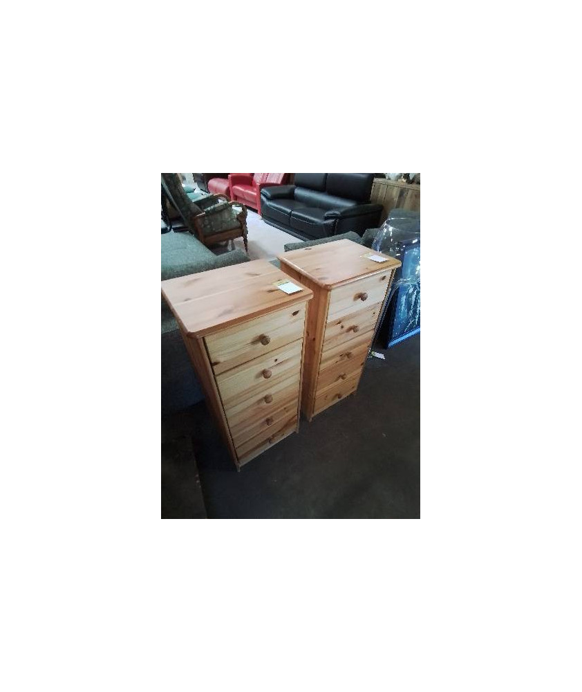 CHIFFONNIER PIN 5 TIROIRS 