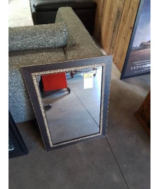 MIROIR RECTANGULAIRE BOIS GRAVÉ 