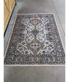 TAPIS MAINE ECRU BLEU VERT 185X140CM