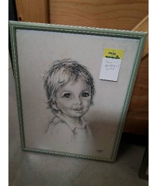 GRAVURE JEUNE ENFANT 
