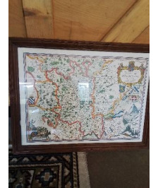 GRAVURE CARTE GOUVERNEMENT GÉNÉRAL DU DUCHÉ DE BOURGOGNE 