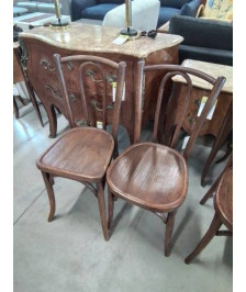 CHAISE BISTROT BOIS COURBÉ ANNÉES 50