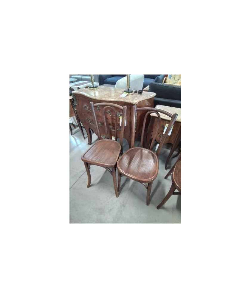 CHAISE BISTROT BOIS COURBÉ ANNÉES 50