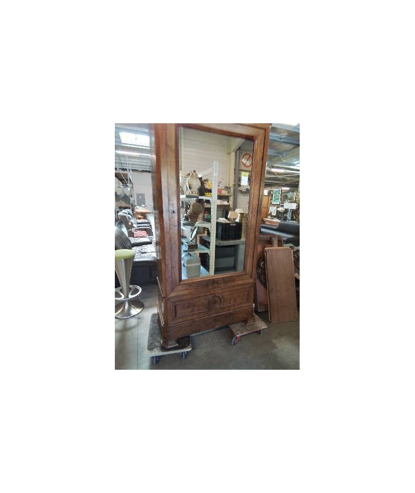 ARMOIRE NAPOLÉON III 1 PORTE MIROIR 