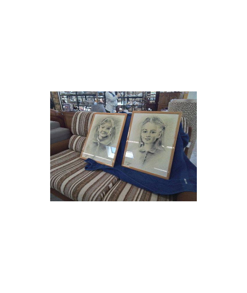 PORTRAIT DE JEUNE FILLE SIGNÉ STANLEY PARKINS