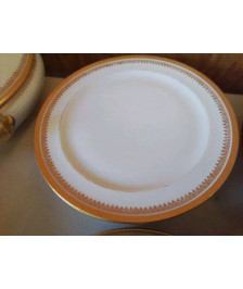 LOT DE 6 ASSIETTES LISIERE DOREE