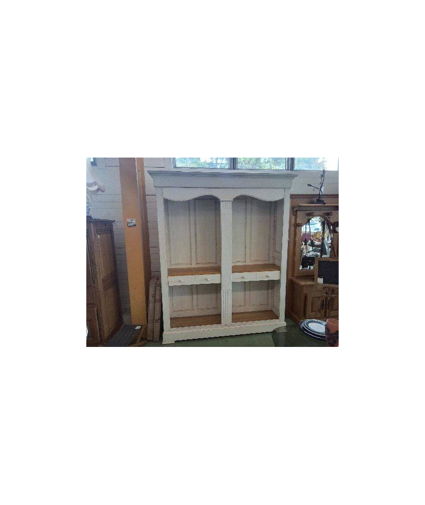 ETAGERE BIBLIOTHÈQUE CERUSÉE