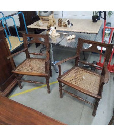 PAIRE FAUTEUIL EN L\'ÉTAT
