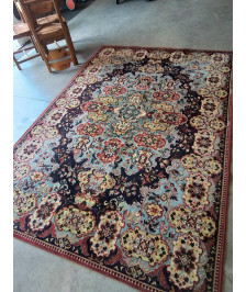 TAPIS LAINE ROUGE BLEU JAUNE 293X200CM