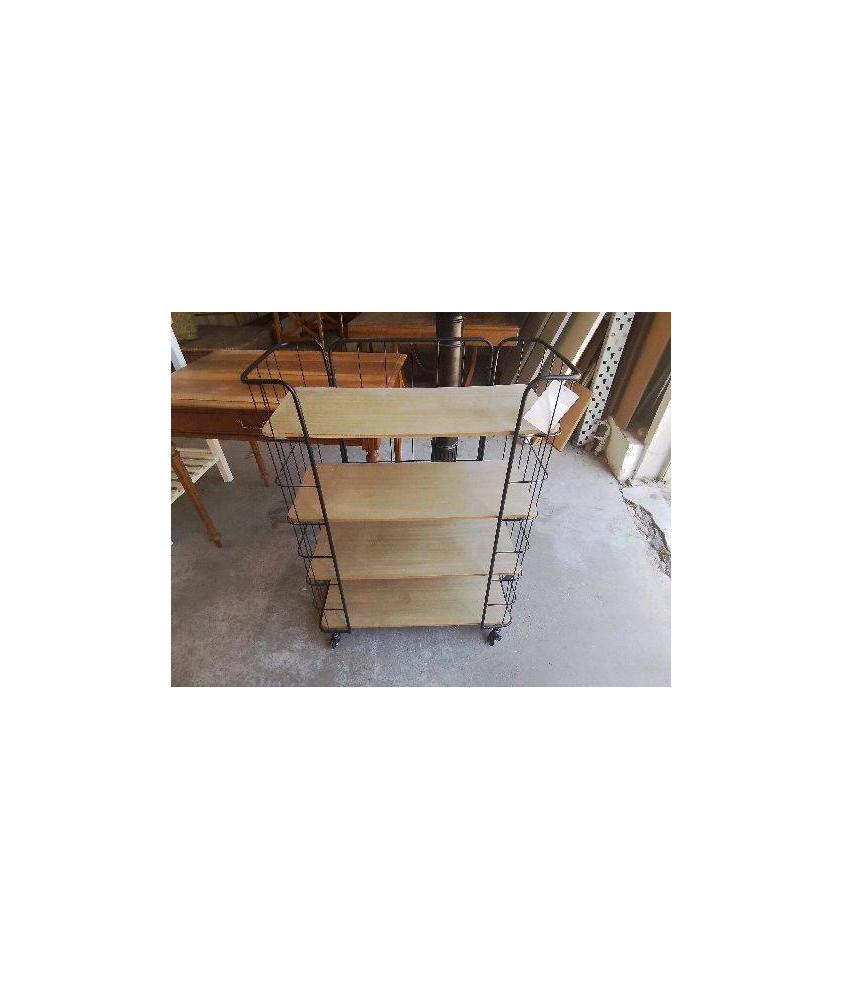 ETAGERE SUR ROULETTES 
