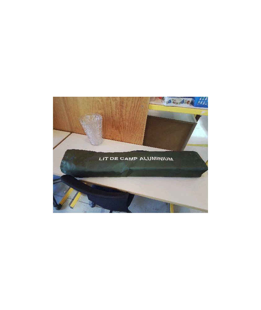 LIT DE CAMP ALUMINIUM 