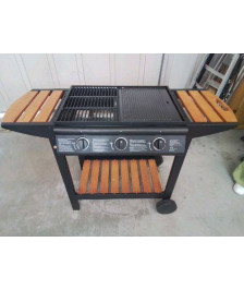 BARBECUE ET PLANCHA GAZ COOK’INGARDEN 