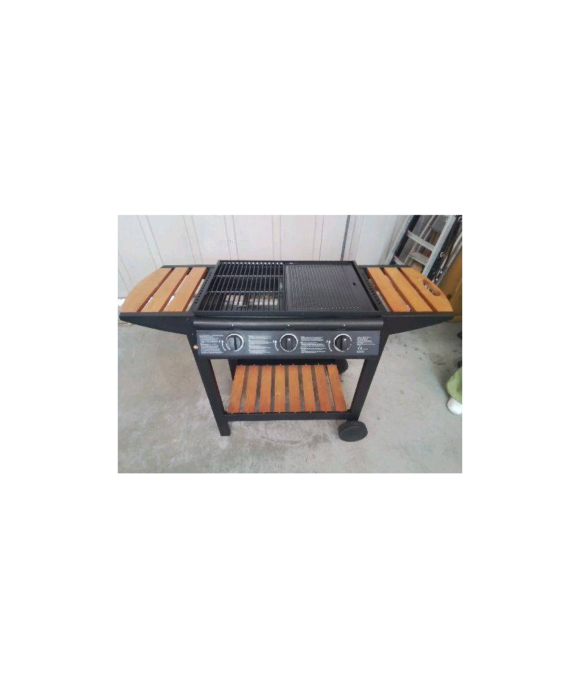 BARBECUE ET PLANCHA GAZ COOK’INGARDEN 