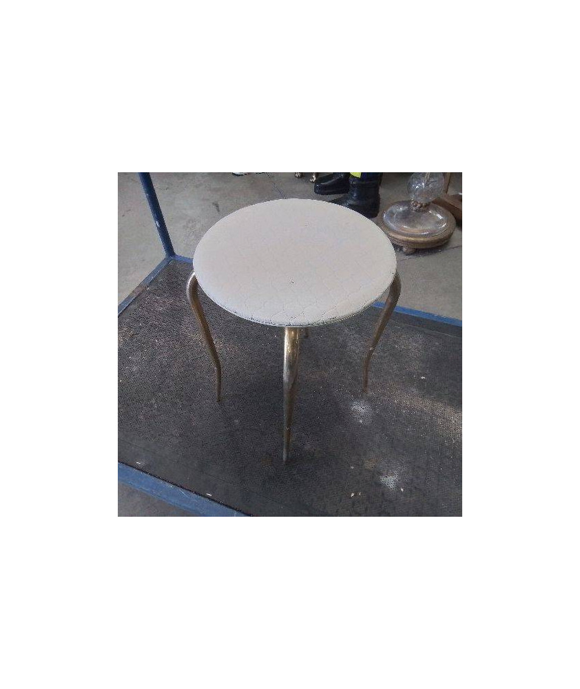 TABOURET PM PIEDS GALBÉS DORÉS 