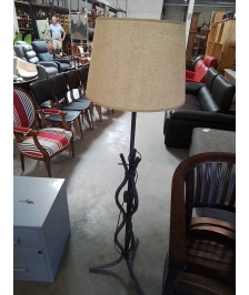 LAMPADAIRE MÉTAL NOIR AJ ÉCRU 