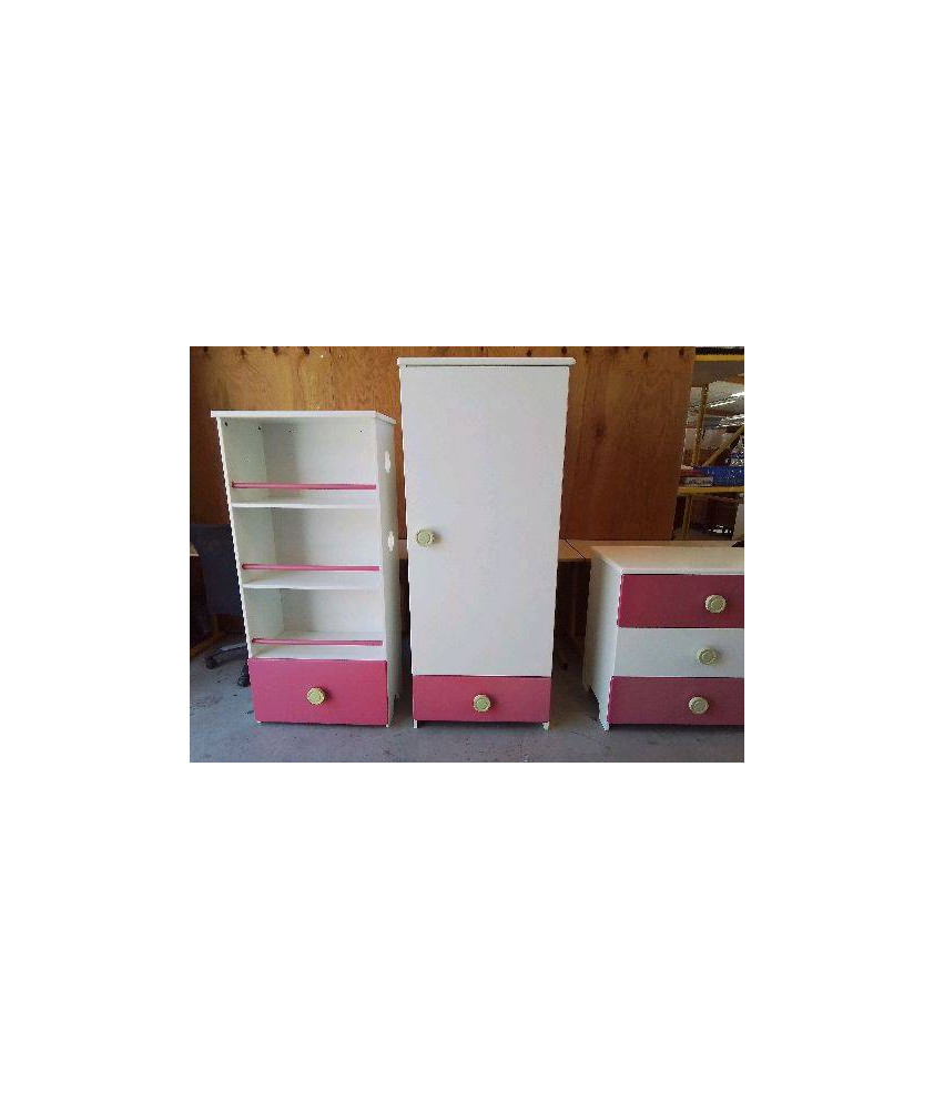 ARMOIRE ROSE ET BLANCHE