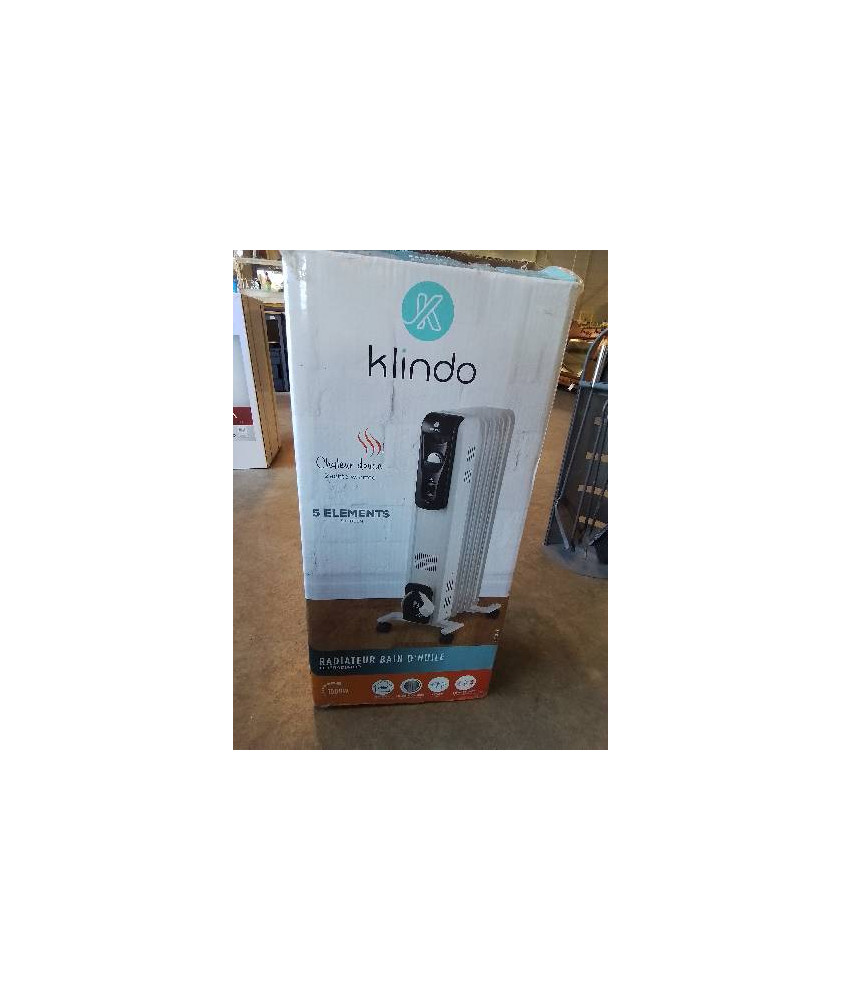 RADIATEUR A BAIN D’HUILE KLINDO 1000W