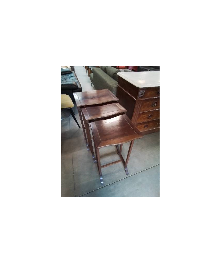 3 TABLES BASSES GIGOGNES BOIS