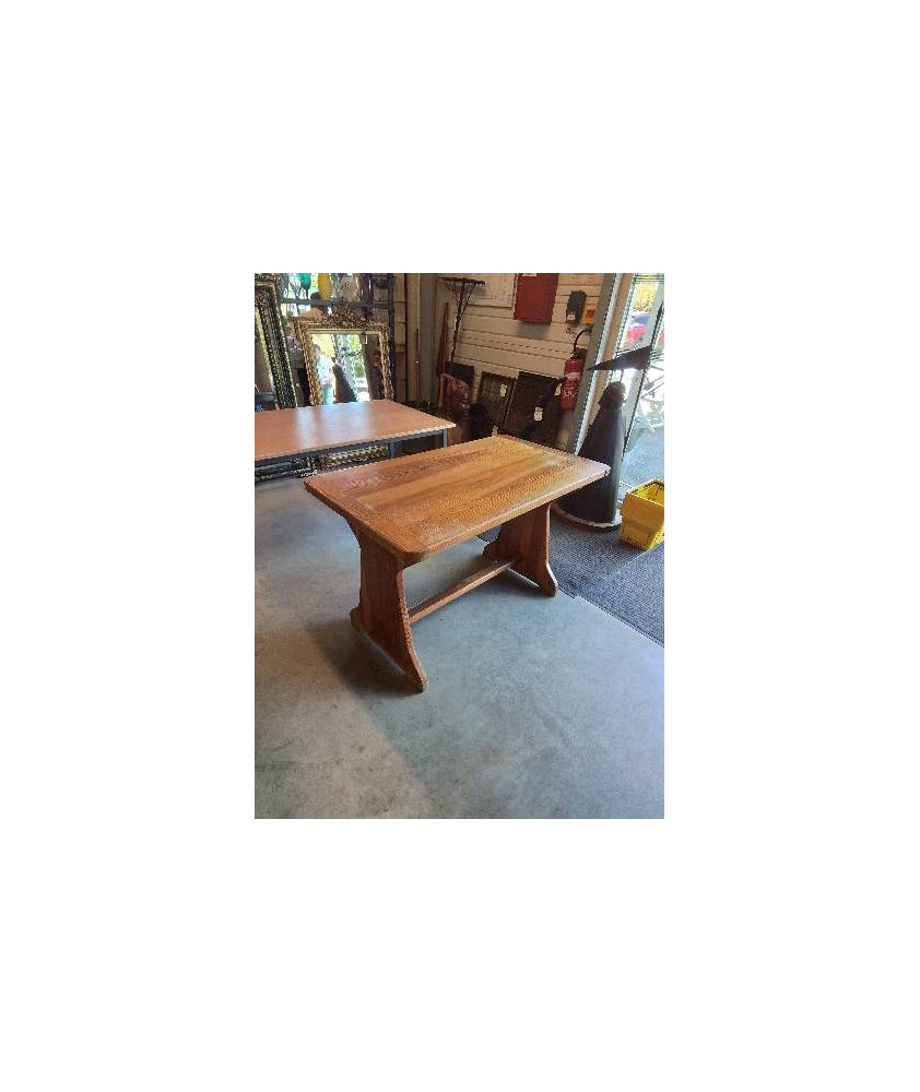 TABLE RECTANGULAIRE A ENTRETOISE PIN 120X69X76,5CM