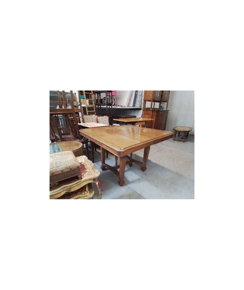 TABLE CARREE EPOQUE ART DECO