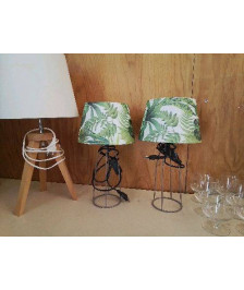 LAMPE A POSER ABAT JOUT FLORAL