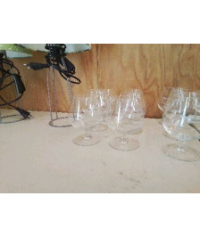 LOT DE 6 VERRE BALLON