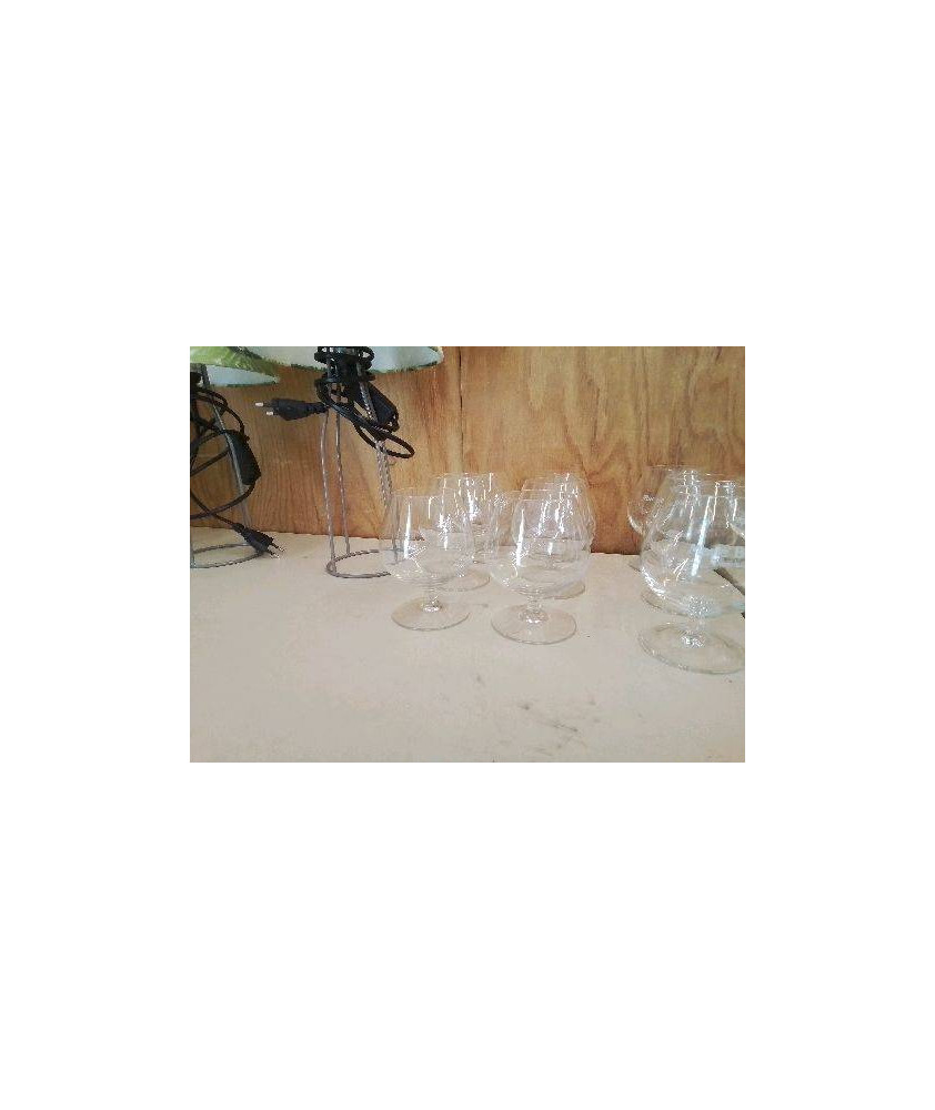 LOT DE 6 VERRE BALLON
