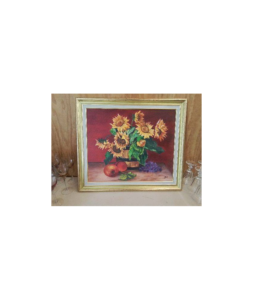NATURE MORTE AUX TOURNESOLS AMP