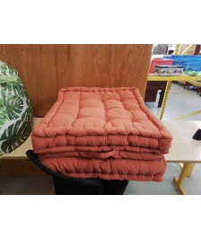 MATELAS D’EXTERIEUR COTON ROUGE TOMETTE 