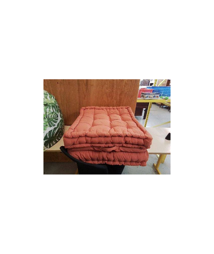 MATELAS D’EXTERIEUR COTON ROUGE TOMETTE 